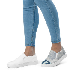 Tennis en toile sans lacets...